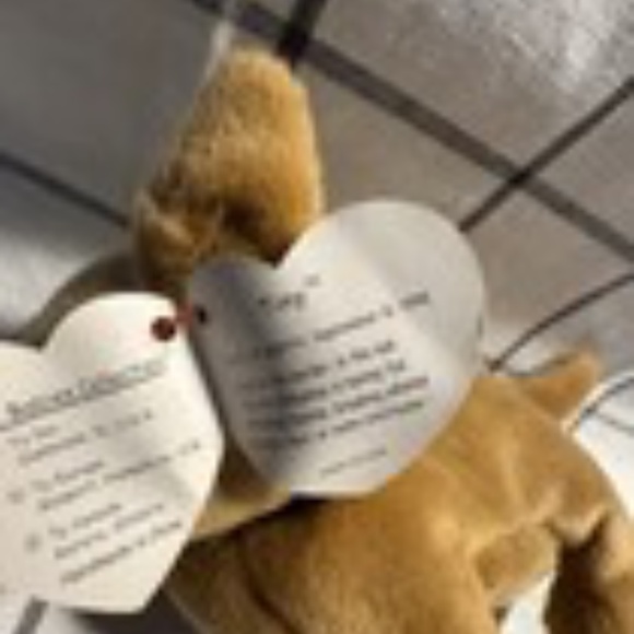 vintage ty beanie babies - Tiny The Puppy Dog